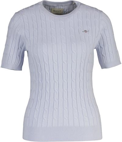 GANT T-shirt STRETCH COTTON CABLE C-NECK Set van 1