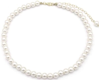 Parelketting - ketting - parels - verstelbaar - sieraad - halsketting - accessoire - chique - outfit - styling - trendy - hip - cadeau - geschenk - feest - verjaardag - dames- vrouwen - unisex