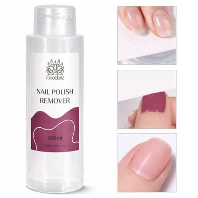 Goodbitz - Nagellakremover - 500 ml - Nagellak remover - Nagellakverwijderaar - Nagellak verwijderen - Dissolvant - Aceton - Nailpolishremover - Remover