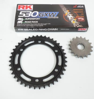kettingset france uitrusting voor motor yamaha 1200 fj 1986-1989 17x40 / 1xj/3cw1 nieuw