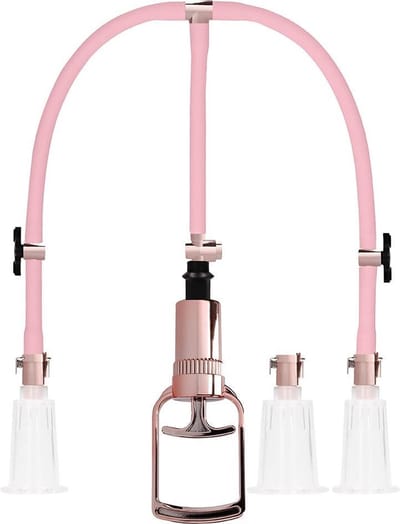 Pumped - Clitoral & Nipple Pump Set Large - Rose Gold