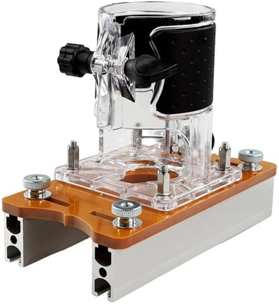 OmGoods - Dailygoody - 2-in-1 Mounting Slotted Bracket - Slotted Finder - Handig voor houtbewerking - Aluminium en kunststof - Router bevestiging - Geschikt voo