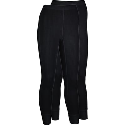 Avento - Maat 42 Thermobroek -Dames - 2-Pack - Zwart