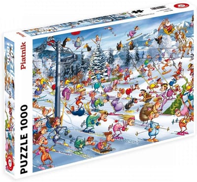 Kerst Puzzel - Winterlandschap - Ontspanning - 1000 Stukjes - 67 x 44 cm - Meerkleurig