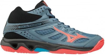 Mizuno Thunder Blade Mid Women Blauw / Roze maat 40.5
