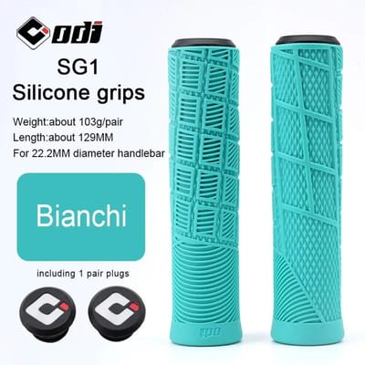Poignées de Vélo Odi en Silicone Couvre-Guidon de Vélo VTT Antidérapant Vélo de Montagne Pliant Équilibre Bmx Dh Poignées de Guidon Pièces de Cyclisme Qualité Professionnelle