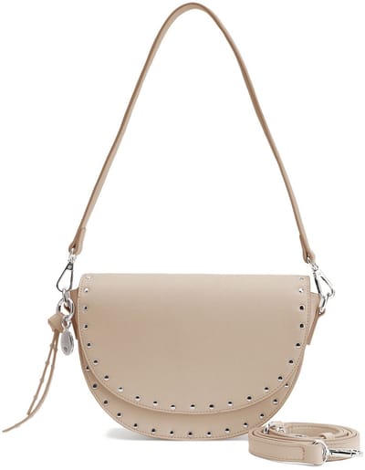SEIDENFELT MANUFAKTUR Schoudertas Senja Saddle Bag Light Sand Beige