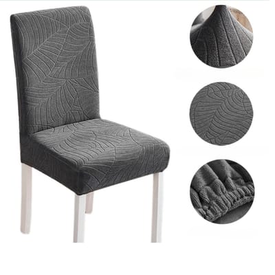 Winkrs® Stoelhoes Donker Grijs - Eetkamer Stoelhoezen met stretch - Stoelen vernieuwen