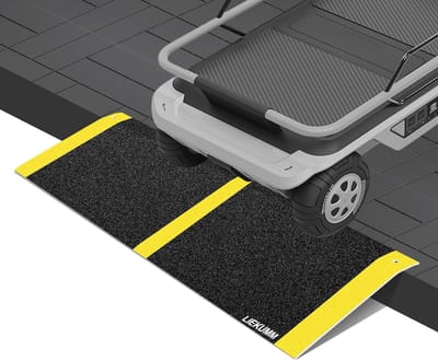 Aluminium Drempelhelling 30 x 80 cm - 300 kg Draagkracht voor Rolstoel, Scooter en Kinderwagen