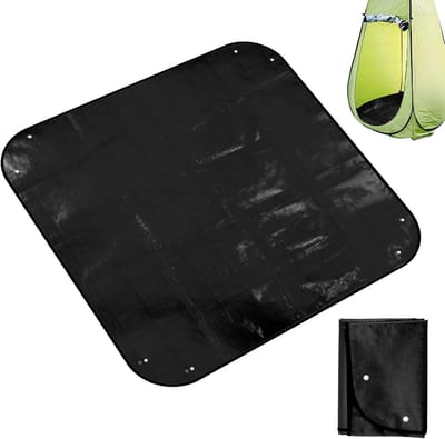 Camping Doucheruimte Tent Vloermat 100x100cm - Verander Mat voor Buiten, Waterdicht en Vochtbestendig, Ideaal voor Privacy en Bescherming