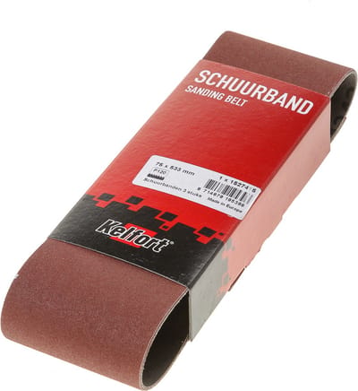 Kelfort Schuurband 75X533mm P120 P. 3 Banden - 1527415