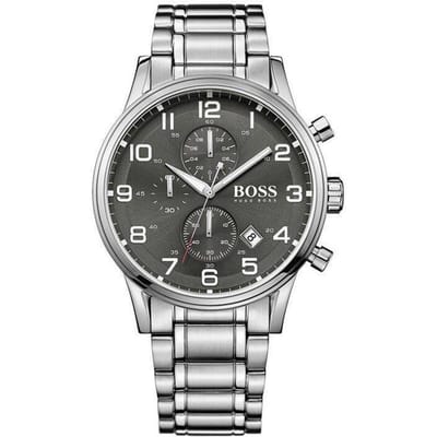 Hugo Boss 1513181 Herenhorloge 44 mm zilver