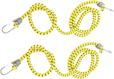 Elastische Banden - Spanbanden Koorden - Vracht Vervoeren - Intrekbaar Met Haken - 144cm Lengte - Meerkleurig