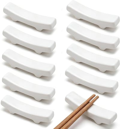 Elegante keramische eetstokjes (10 stuks) – Ideaal voor sushi, Chinese keuken en tafeldecoratie in restaurant of huis