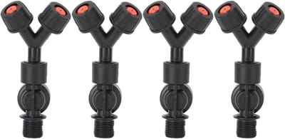 Sproeikop Set - Irrigatie Accessoires - Waterbesparende Irrigatie - Dubbele Verneveling - G3/8 DN10