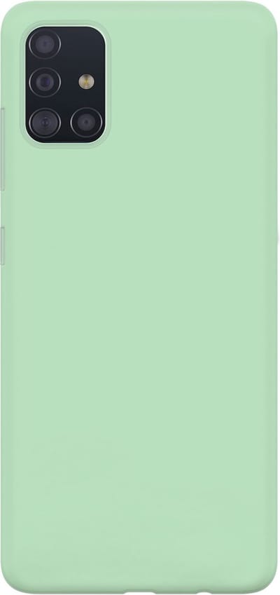 Ceezs Pantone siliconen hoesje geschikt voor Samsung Galaxy A71 - silicone Back cover in een unieke pantone kleur - groen