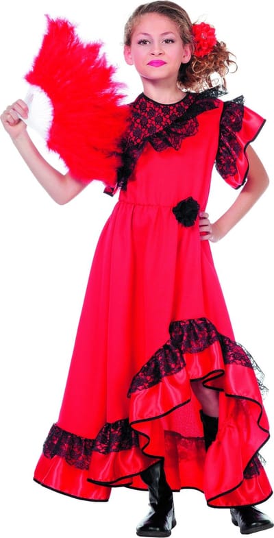 Spaanse jurk kind Carmen elite - Maat 104