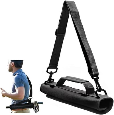 Golfclubs - Zwarte golfclub draagtas – Kleine golftas organizer – Minigolf clubs – Compacte draagtas voor golfclubs