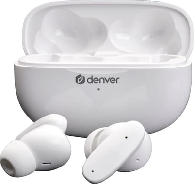 Denver Draadloze Oordopjes - Noice Canceling - Oplaadcase - Bluetooth - Belfunctie - Touch bediening - Draadloze Oortjes- TWE49ENC