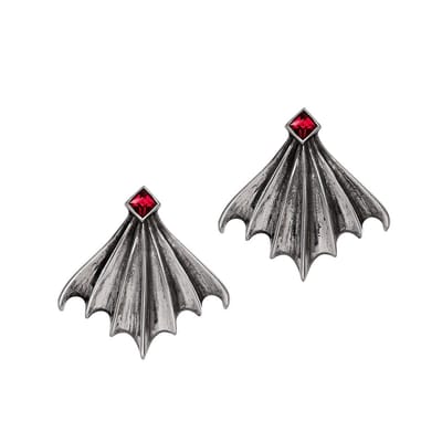 Alchemy - Nighttime Stud oorbellen - Zilverkleurig