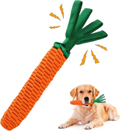 Hondentouwspeelgoed touw wortel, touwspeelgoed, gevlochten met kreukelpapier hangers, wortel