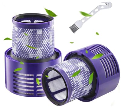 V10-filter voor Dyson - vervangend stofzuigerfilter voor Dyson V10 Cyclone-serie/Absolute/Animal/Motorhead/Total Clean - SV12 draadloze stofzuiger - vervangend onderdeelnummer 969082-01