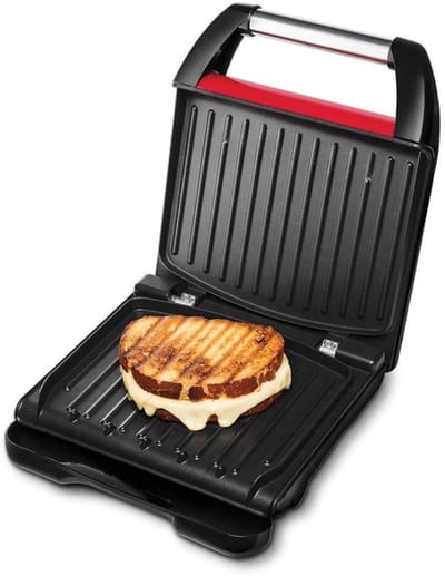 RONN® Contactgrill Met Uitneembare Platen - Contactgrill - Multi Grill - Rood- 27cm x 11cm x 35cm