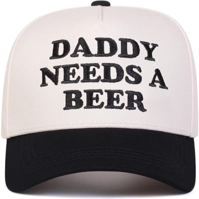 Unisex Papa Heeft Een Biertje Letter Borduurwerk Baseballpetten Lente Herfst Buiten Verstelbaar Casual Petten Zonbescherming Pet Sportpet white
