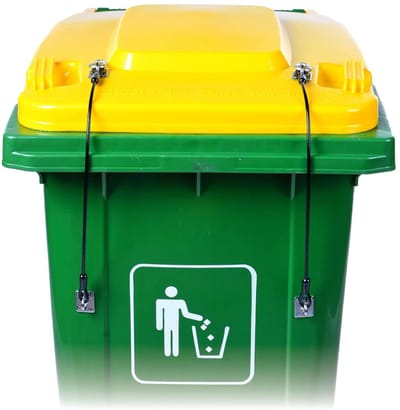 Afvalbak Deksel - Keuken Deksel - Hygiënisch Werken - Duurzaam Materiaal - 48 cm - Zilver