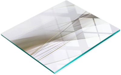 Duurzame en stijlvolle glazen snijplank met abstract patroon, 60x52 cm