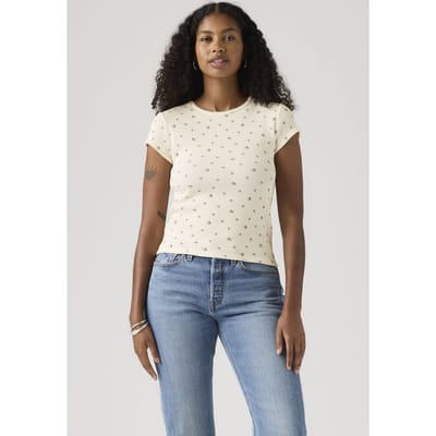 Levi's Dry Goods Waffle Cap-sleeve Tee Taglia: XL | Maglie Sportivi Outlet | Donna