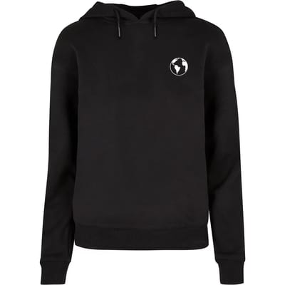 Dames Hoodie Merchcode Wording Explore The World Everyday