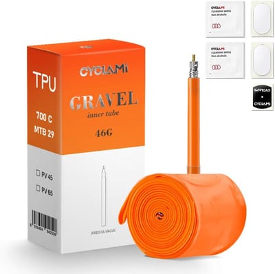 Ultralichte Gravel TPU Binnenband 700 x 32-47C voor Racefiets - 28 Inch Presta Ventielen