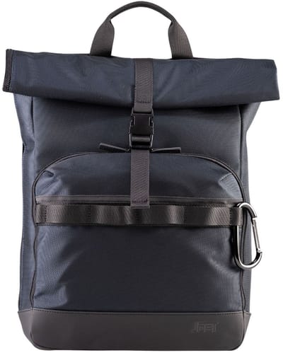 JOST Laptop rugzak Rugzak met laptopvak Balling Kurier Backpack Navy Donkerblauw