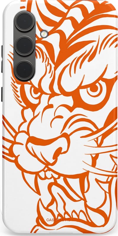 Casetastic Hoesje Geschikt voor Samsung S24 Plus - Stijlvolle Beschermende Duo-layer Case - Wilde lijnen