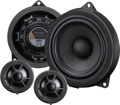 Axton ATS-B100C - Autospeakers - Pasklare luidsprekers BMW - 10cm 2weg composet - Custom fit