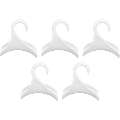5 stuks Portemonnee Deurhanger Tas Boog Kast Hanger Haak voor Satchel Jas Rugzak Riem Opberg Grijs wit