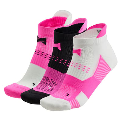 Morethansocks - Sneaker sokken fitness - Unisex - 3-Paar - Maat 35 t/m 47 - Sneaker sportsokken - Sportsokken
