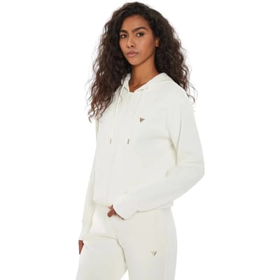 Regular fit sweatshirt met logo-applicatie model 'Olympe'