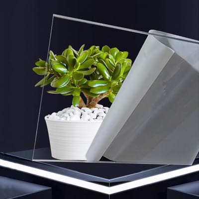 Kas dakpanelen - Polycarbonaat platen - Tuin overkappen - UV-beschermd - 122 x 9 m - Transparant