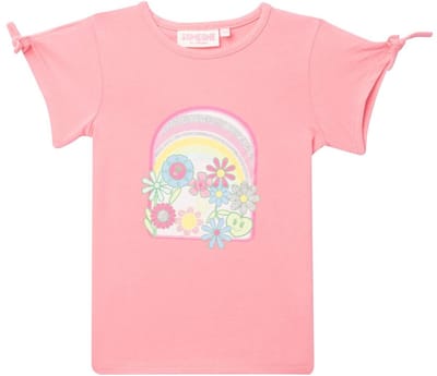 Someone Zomer t-shirt meisjes - koraal - jardin