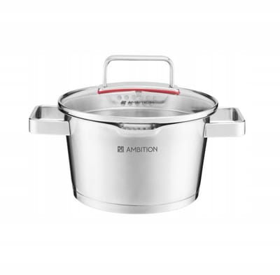 Ambition RVS Pan met Zeefdeksel Selectie 18 cm 2,2L