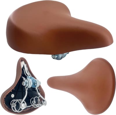 Kinderfietszitje - Fietszadel Kinder - Veilig Fietsen - Ergonomisch Ontwerp - 12-20 inch - Bruin