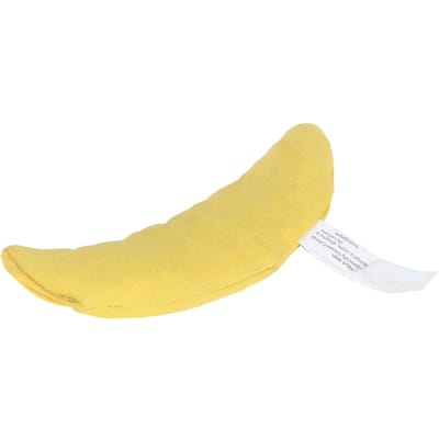 Jouet pour chat forme banane jaune Kitty Herbe à chat Babioles Soulagement du stress Jouets pour chaton Toile yellow