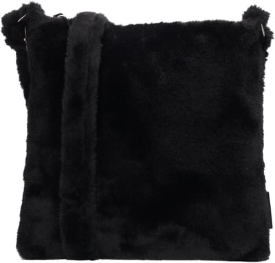 Beagles Barakaldo Schoudertas - Bont - Fur - Crossbody - Tas - Zwart