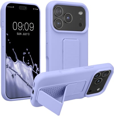 kwmobile back cover voor smartphone - geschikt voor Apple iPhone 18 Pro / iPhone 17 Pro - 1x beschermhoesje van kunststof - In lavendel