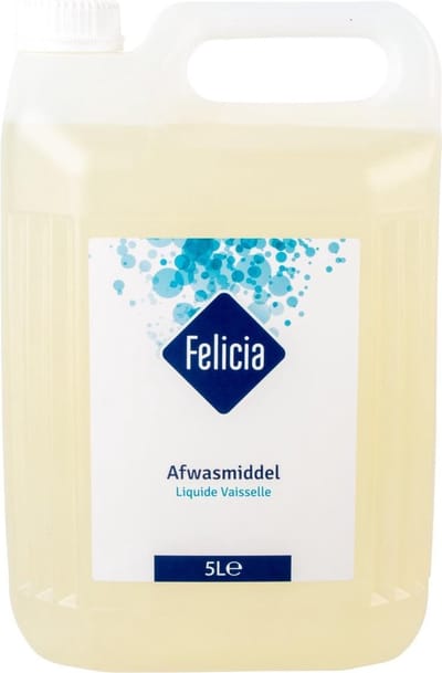 Felicia - Afwasmiddel - 5 Liter - Neutraal - Grootverpakking - Horeca