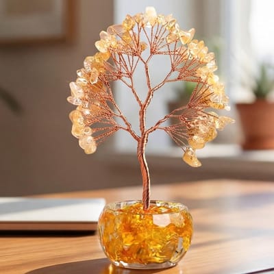 Genezende Kristallen Boom van Leven, Handgemaakte Bonsai met Positieve Energie, Feng Shui Decor voor Thuis en Kantoor, Geluk en Welvaart Geschenken