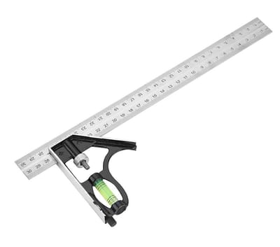 Dailygoods- Hoekmeter 300mm - Stalen Hoekmeter - Verstelbare Hoekmeter - Meetinstrument - Precisie Gereedschap - Lichtgewicht 138g - Meetlat