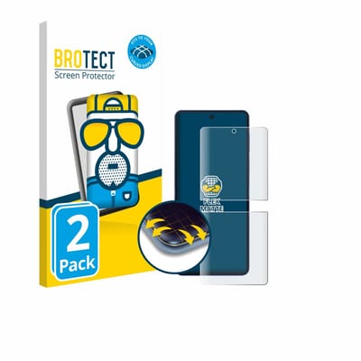 BROTECT - Screenprotector voor Samsung Galaxy Z Flip 7 - Folie Beschermfolie matte volledig dekking 2 Stuks